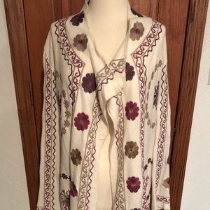 Embroidered cardigan